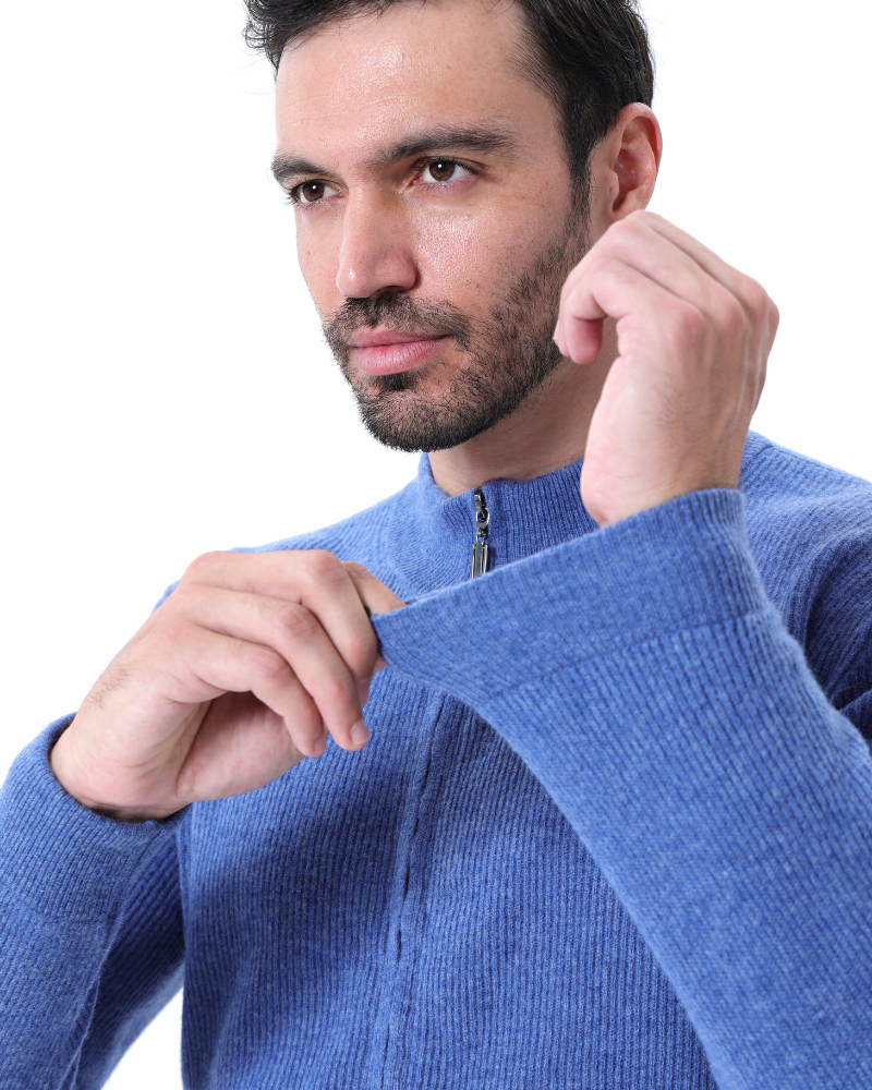 Thomas™ | Jeppe – Cashmere Zipper Cardigan