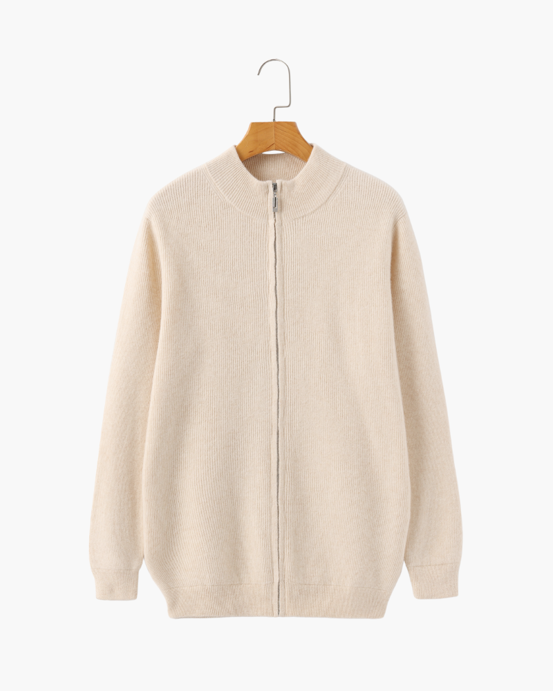 Thomas™ | Jeppe – Cashmere Zipper Cardigan