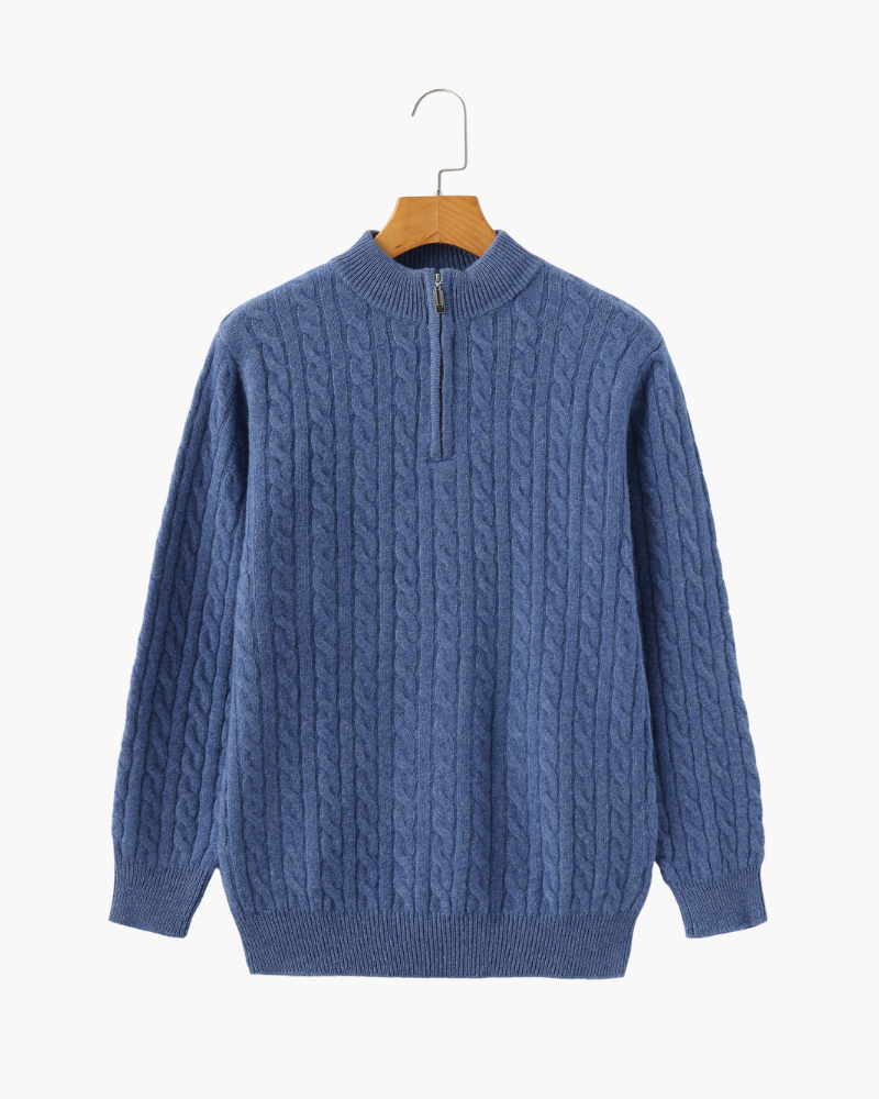 Thomas™ | Anders – Cashmere Half-Zip Sweater