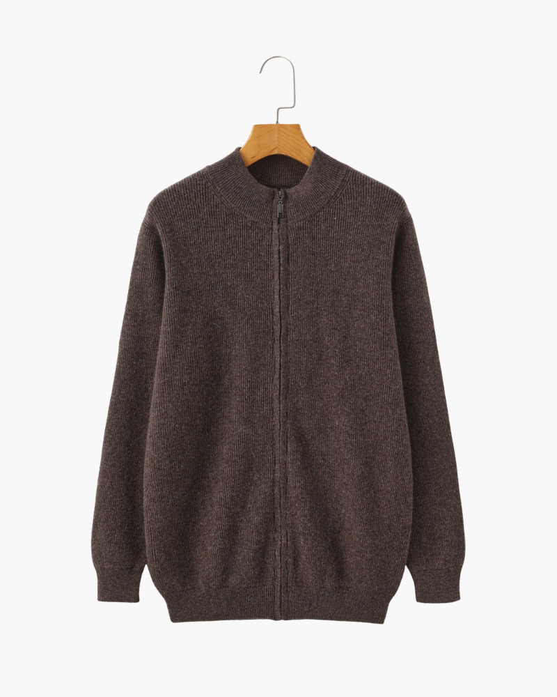 Thomas™ | Jeppe – Cashmere Zipper Cardigan