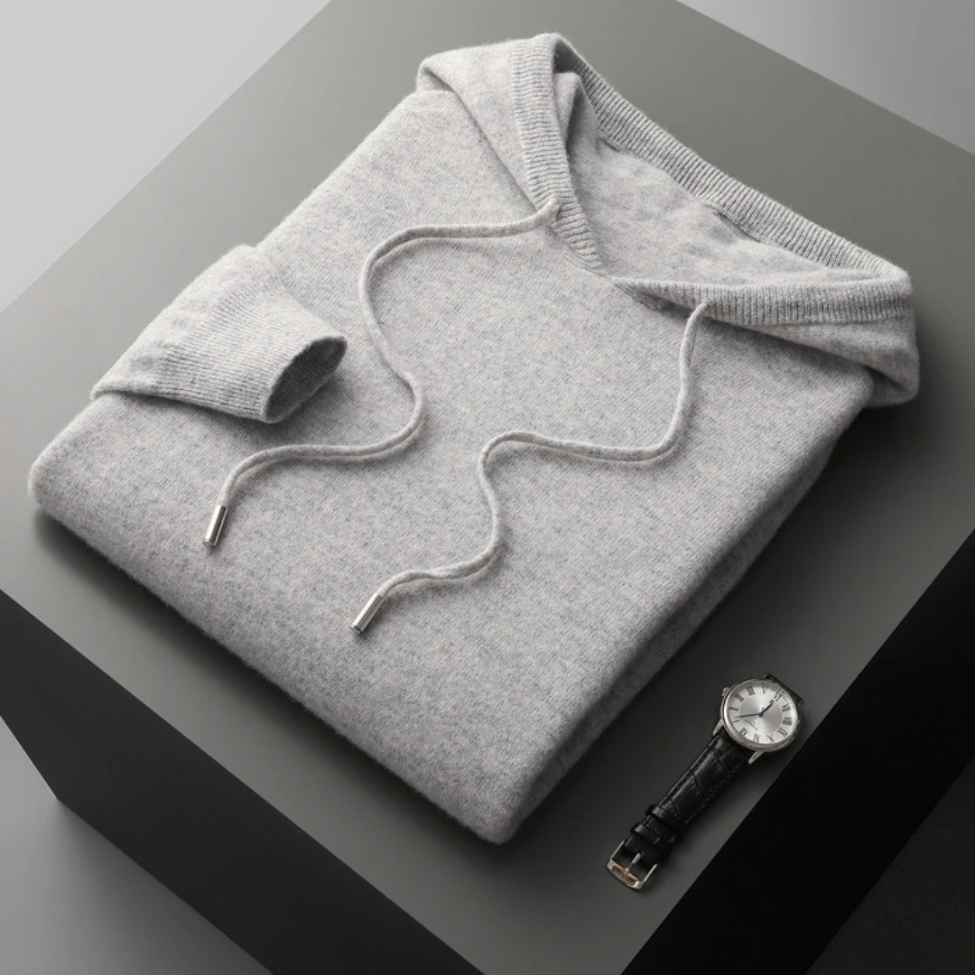 Thomas™ | Mikkel – Minimalistisk Hoodie i Cashmere