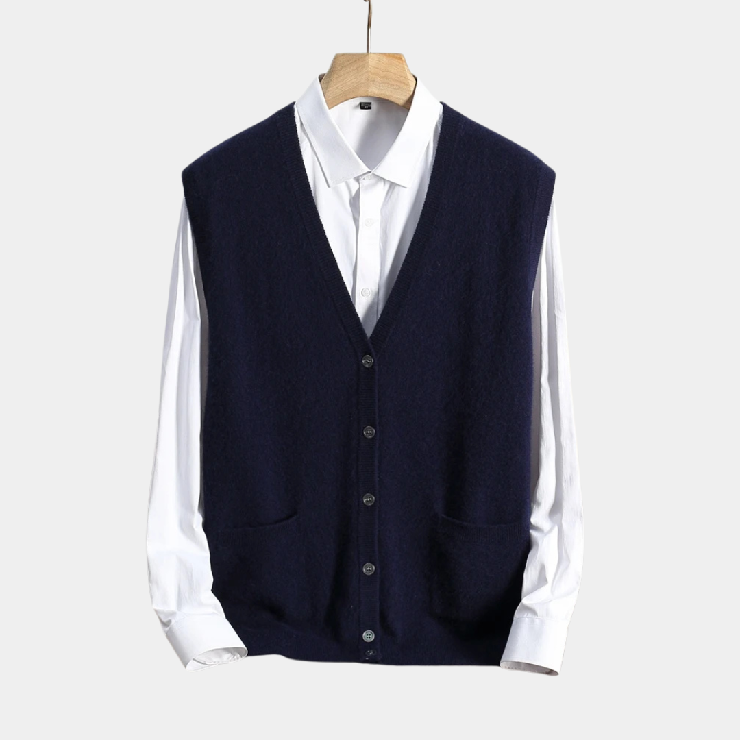 Thomas™ | Niels – Klassisk Cardigan i Cashmere