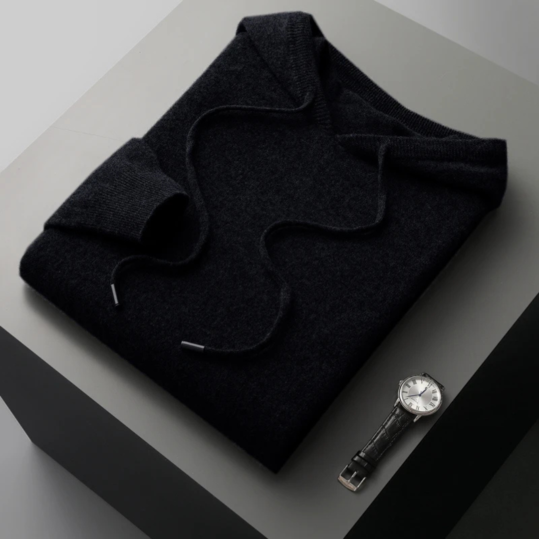 Thomas™ | Mikkel – Minimalistisk Hoodie i Cashmere