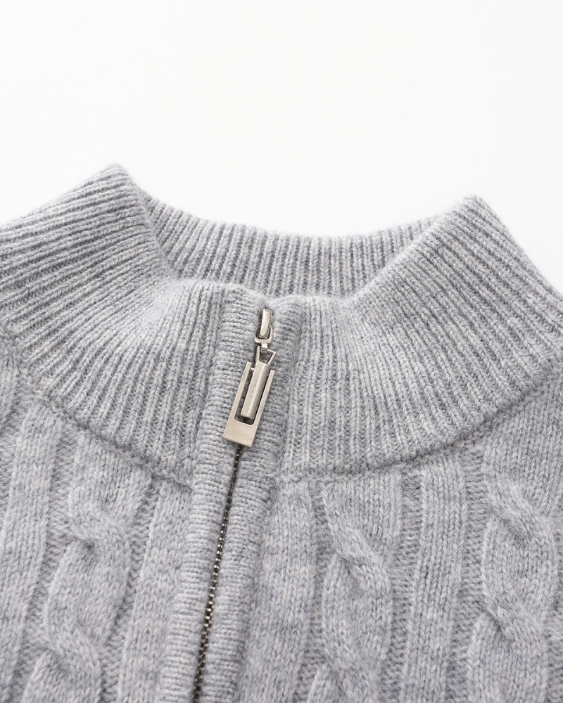 Thomas™ | Anders – Cashmere Half-Zip Sweater