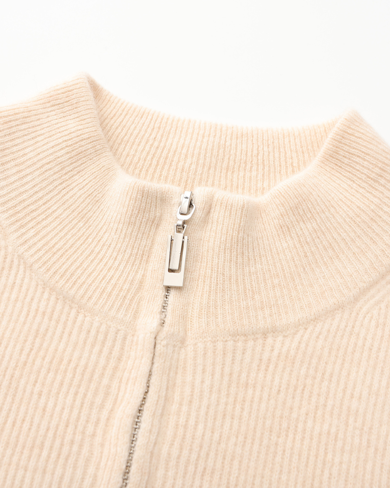 Thomas™ | Jeppe – Cashmere Zipper Cardigan
