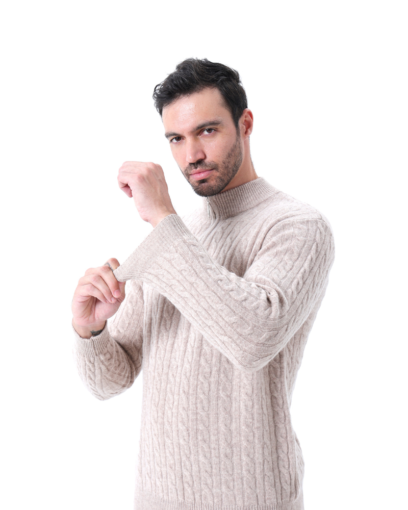Thomas™ | Anders – Cashmere Half-Zip Sweater