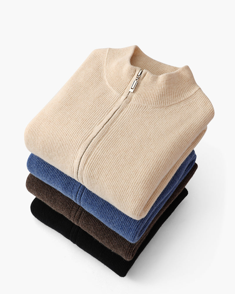 Thomas™ | Jeppe – Cashmere Zipper Cardigan