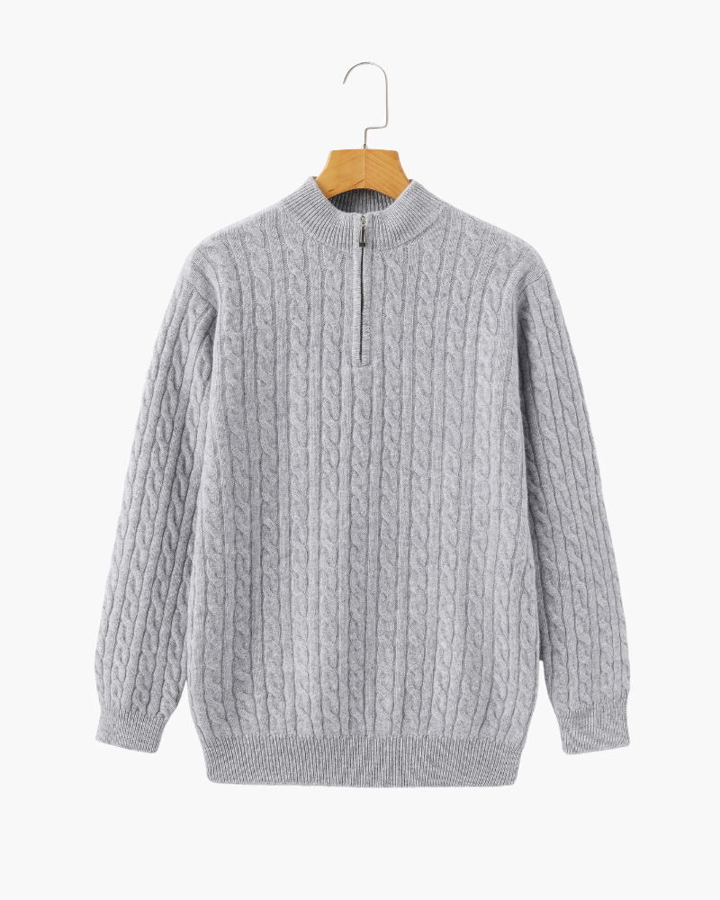 Thomas™ | Anders – Cashmere Half-Zip Sweater