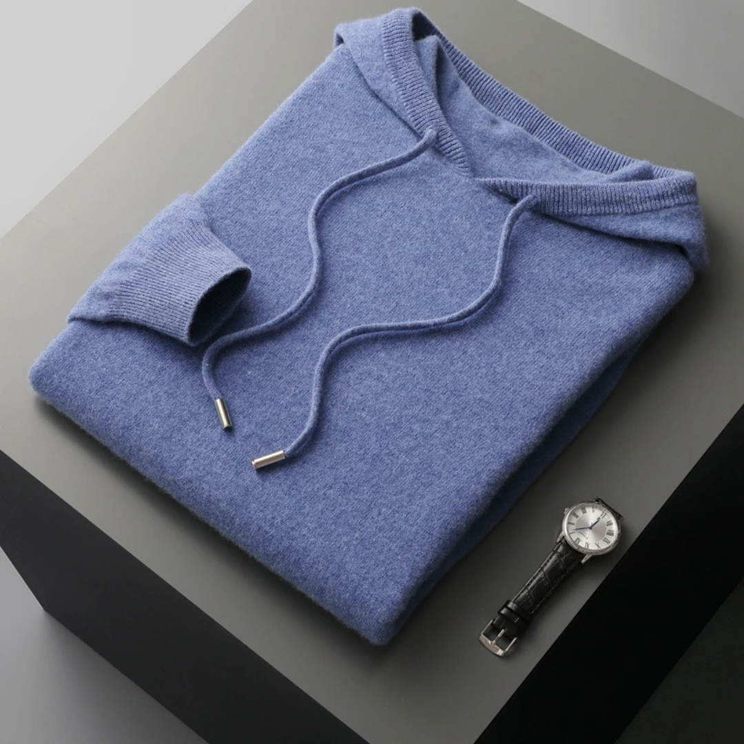 Thomas™ | Mikkel – Minimalistisk Hoodie i Cashmere