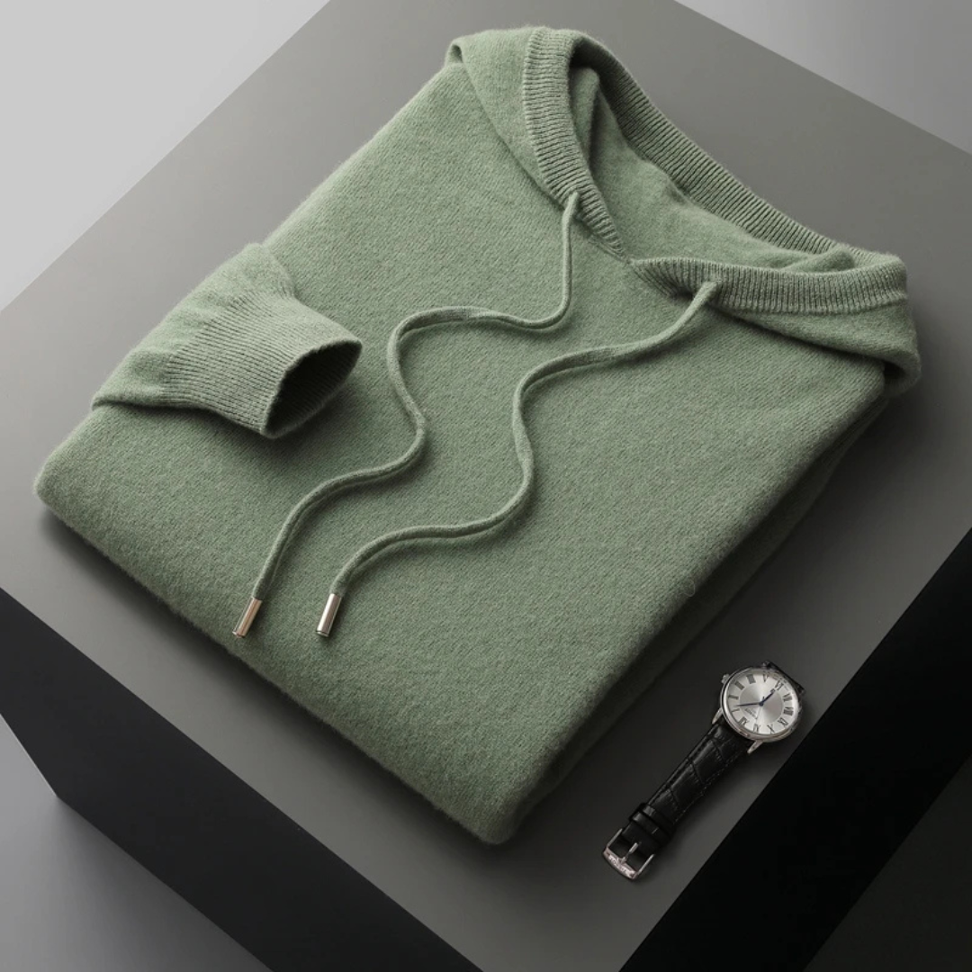 Thomas™ | Mikkel – Minimalistisk Hoodie i Cashmere