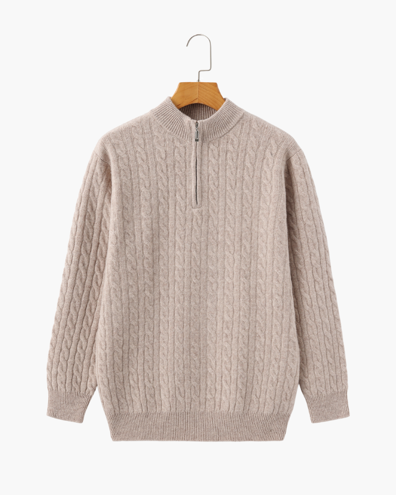 Thomas™ | Anders – Cashmere Half-Zip Sweater