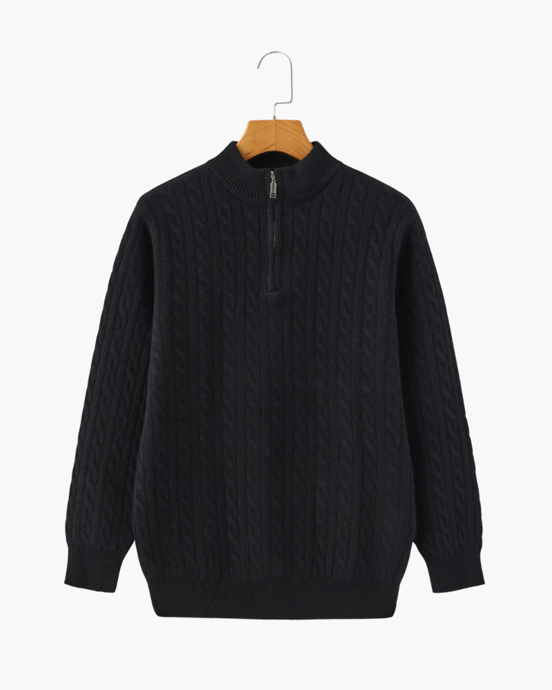 Thomas™ | Anders – Cashmere Half-Zip Sweater