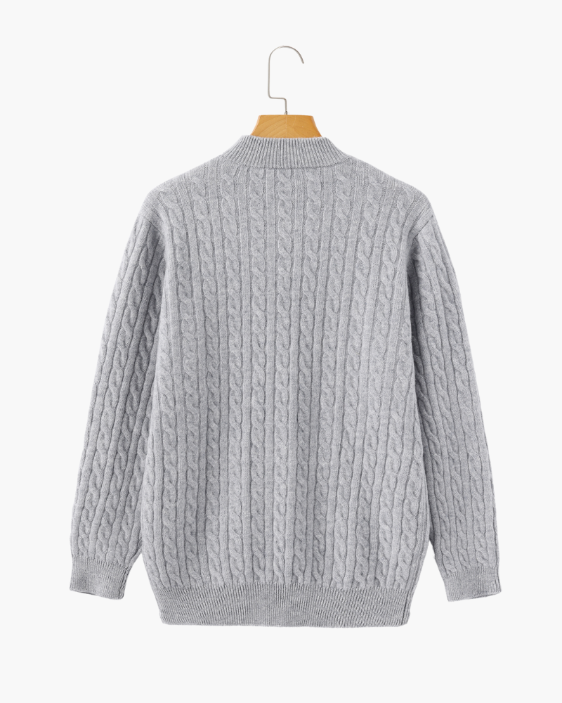Thomas™ | Anders – Cashmere Half-Zip Sweater