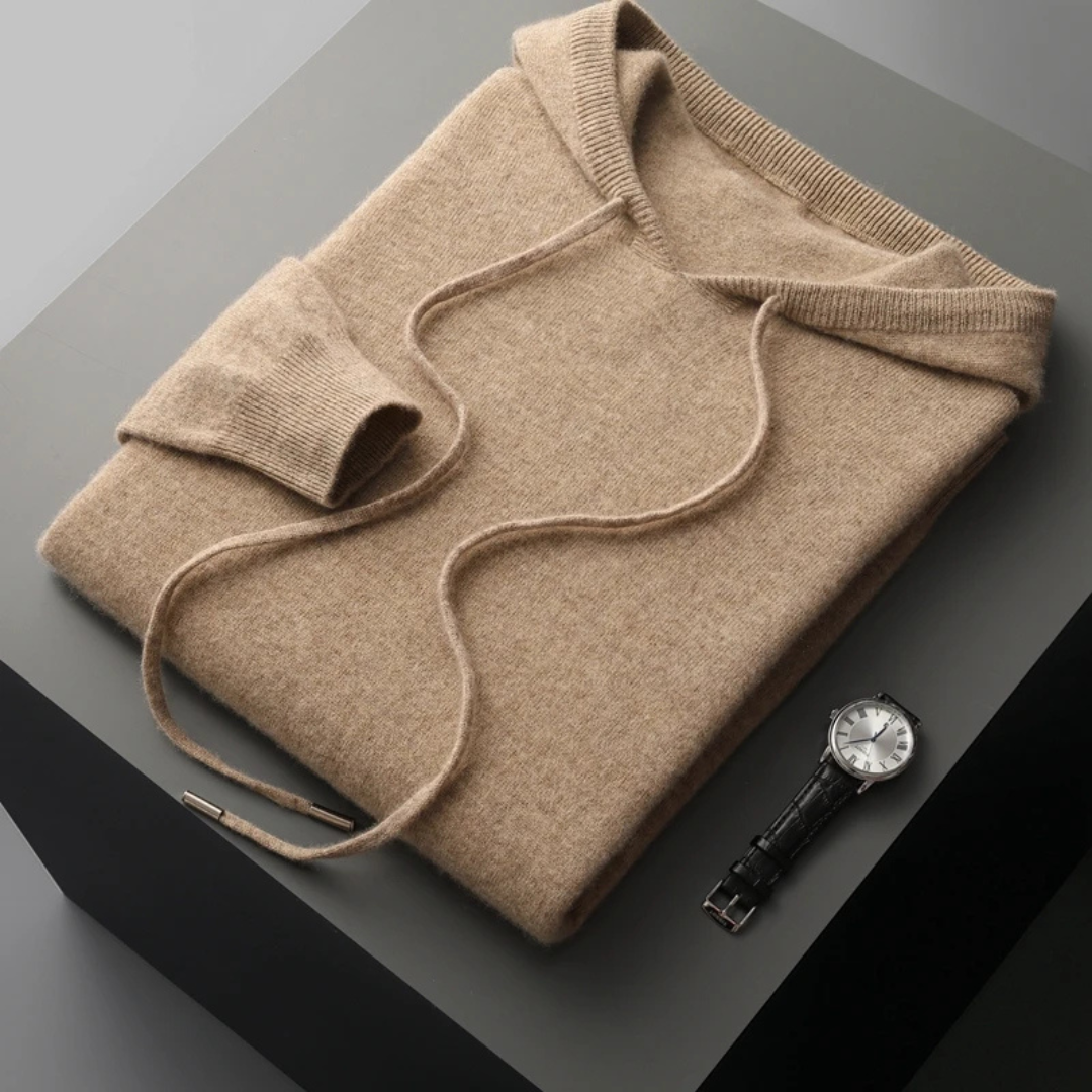 Thomas™ | Mikkel – Minimalistisk Hoodie i Cashmere